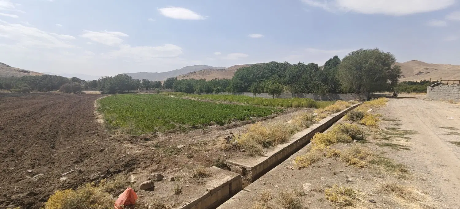 زمین آبی مناسب باغ روستای شش یکان