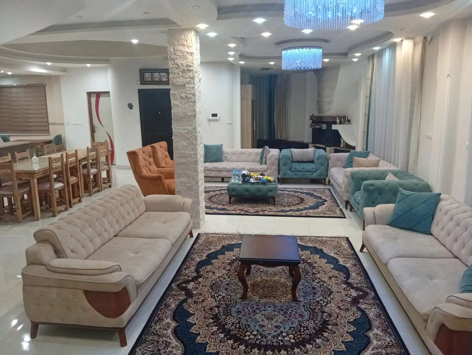 ویلا استخر دار سه خوابه دوبلکس بزرگ