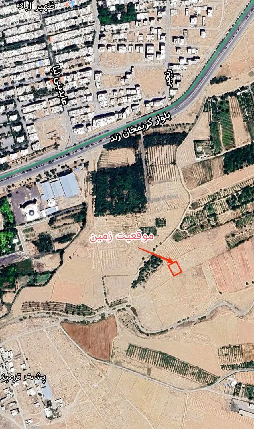 فروش زمین به متراژ ۵۰۰ متر پشت ورزشگاه الغدیر