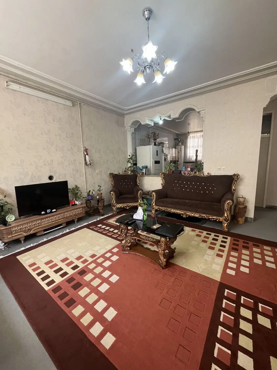 دو خوابه بزرگ مستقل درب حیاط