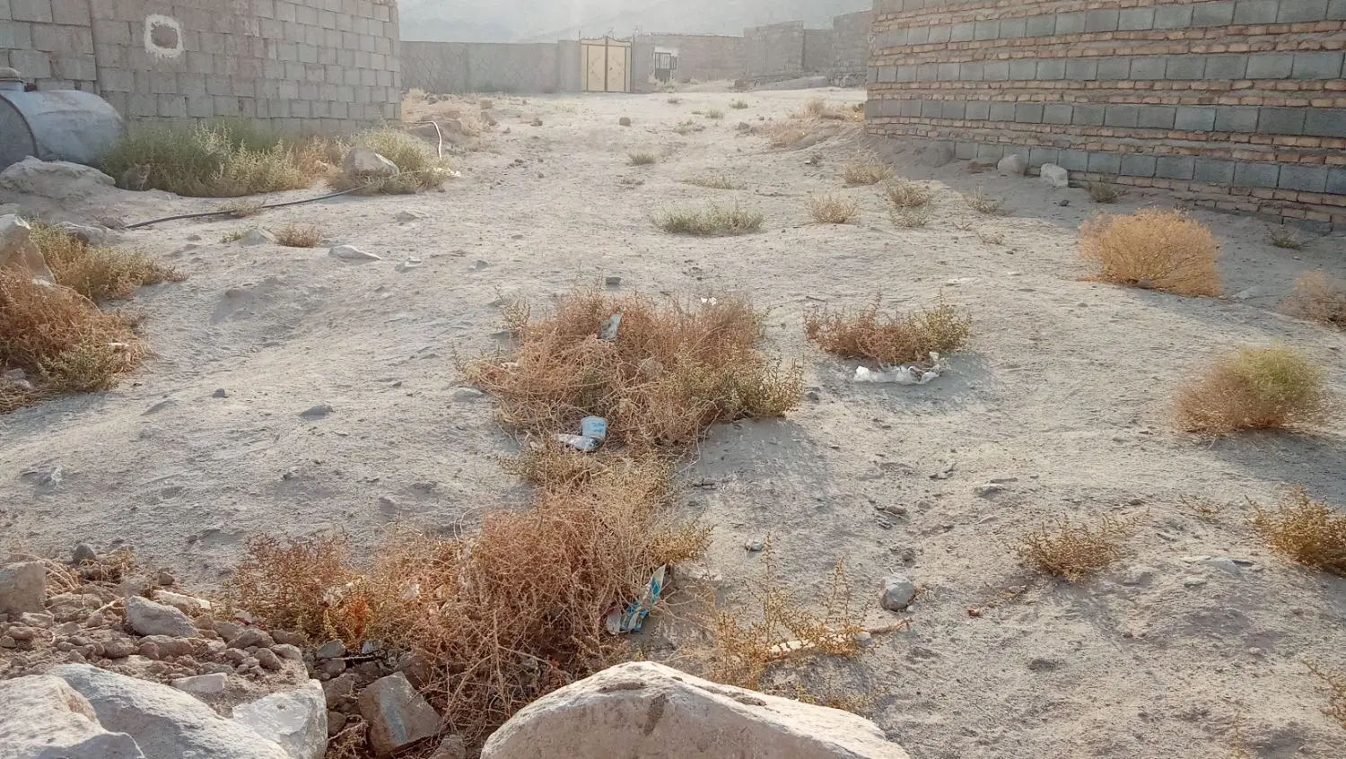 زمین منزلاب خیرآباد بالا۲۲۰ متر