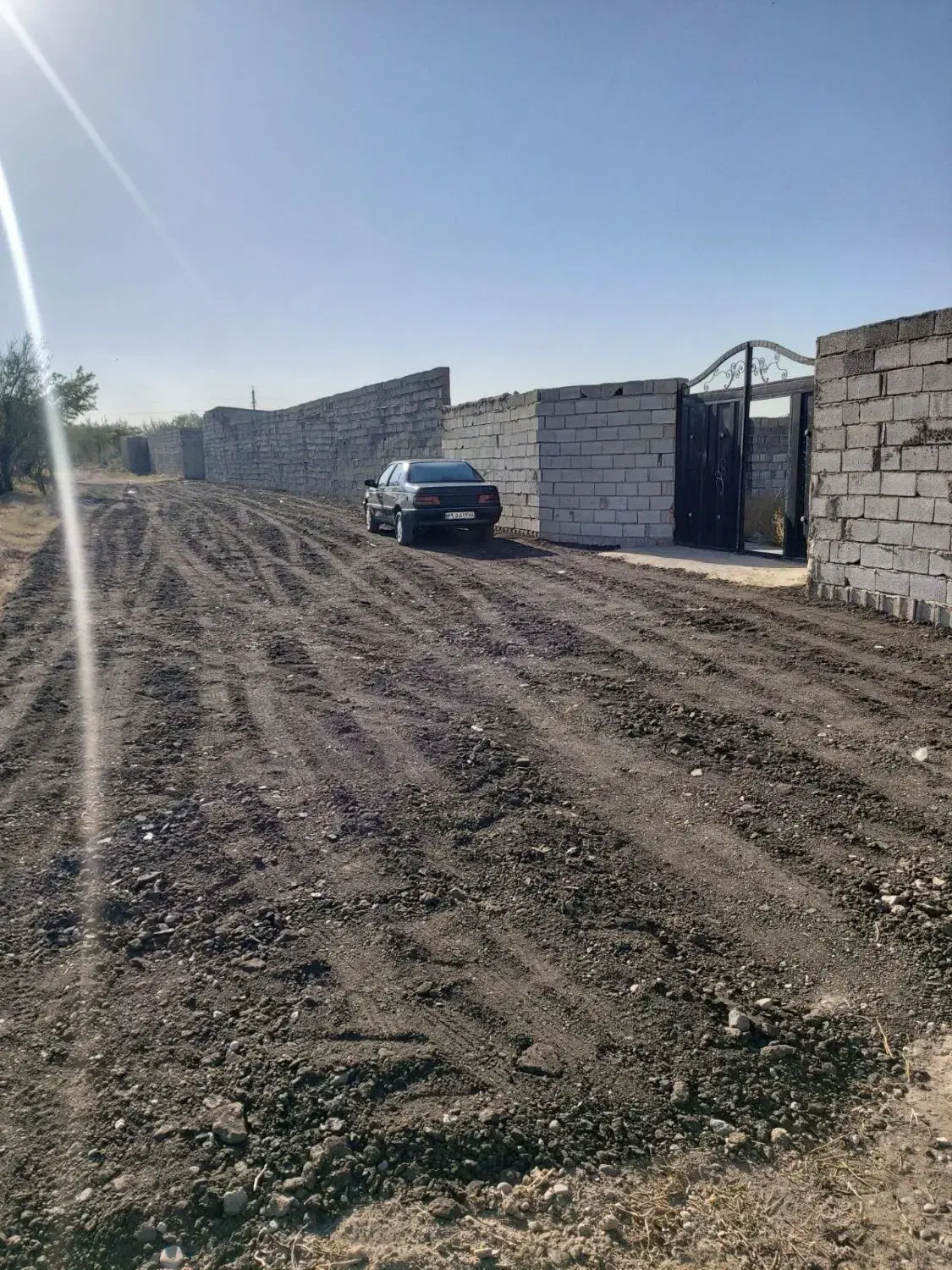 زمین حصار برای سوله به مساحت 1000متر