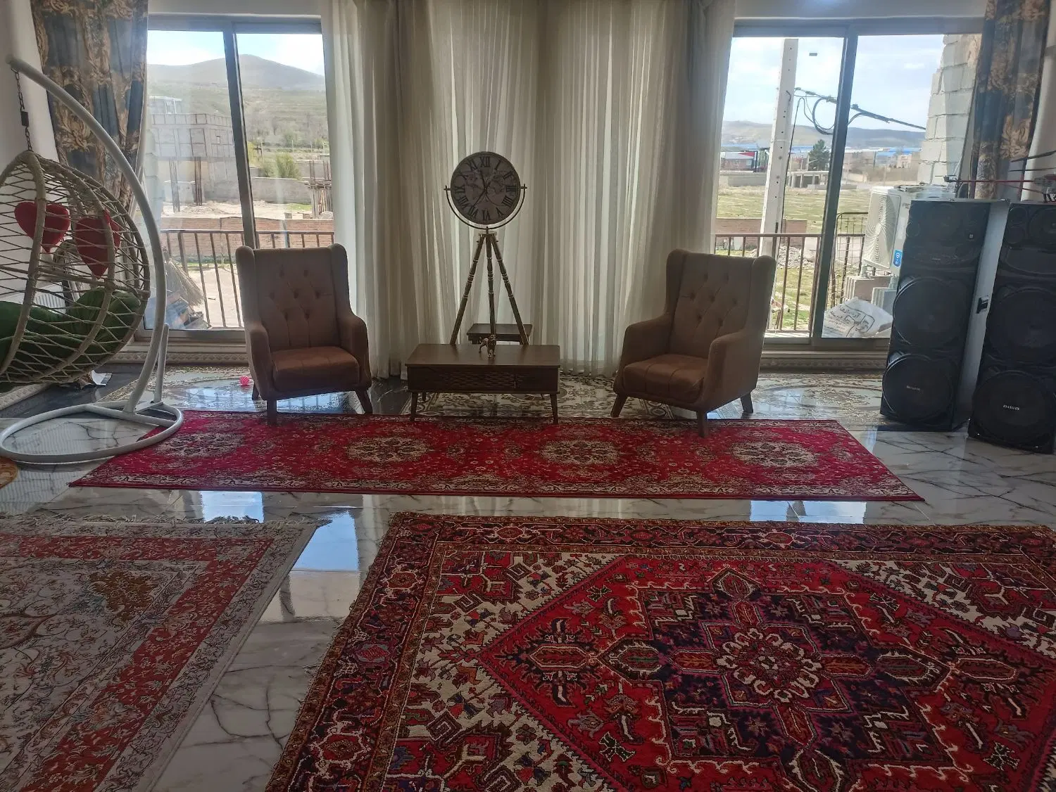 حیاط آپارتمان شخصی ورودی شهر اسفهلان
