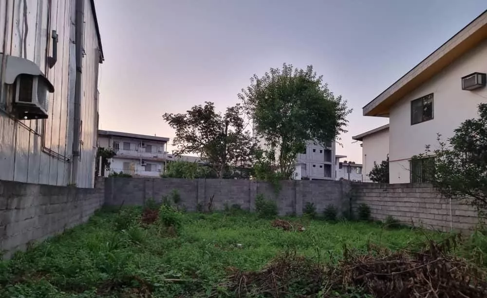 فروش زمین مسکونی شهر تنکابن ۷تیر، خ کشاورز  ۲۸۱متر