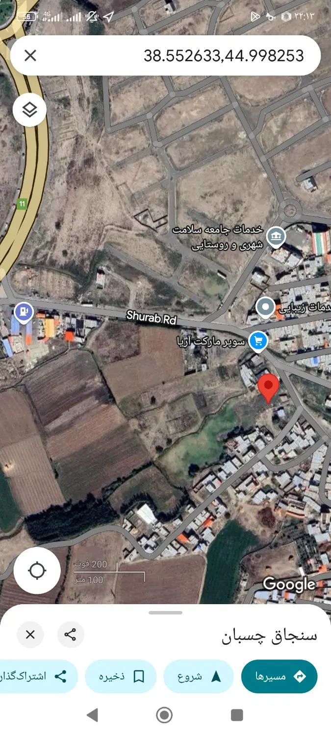 زمین مسکونی شوراب