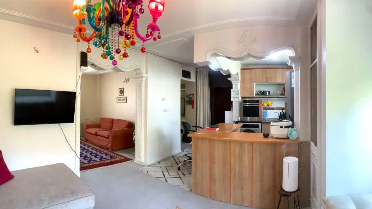 ۷۵ متر ۱ خواب بازسازی شده الهیه ۱۵