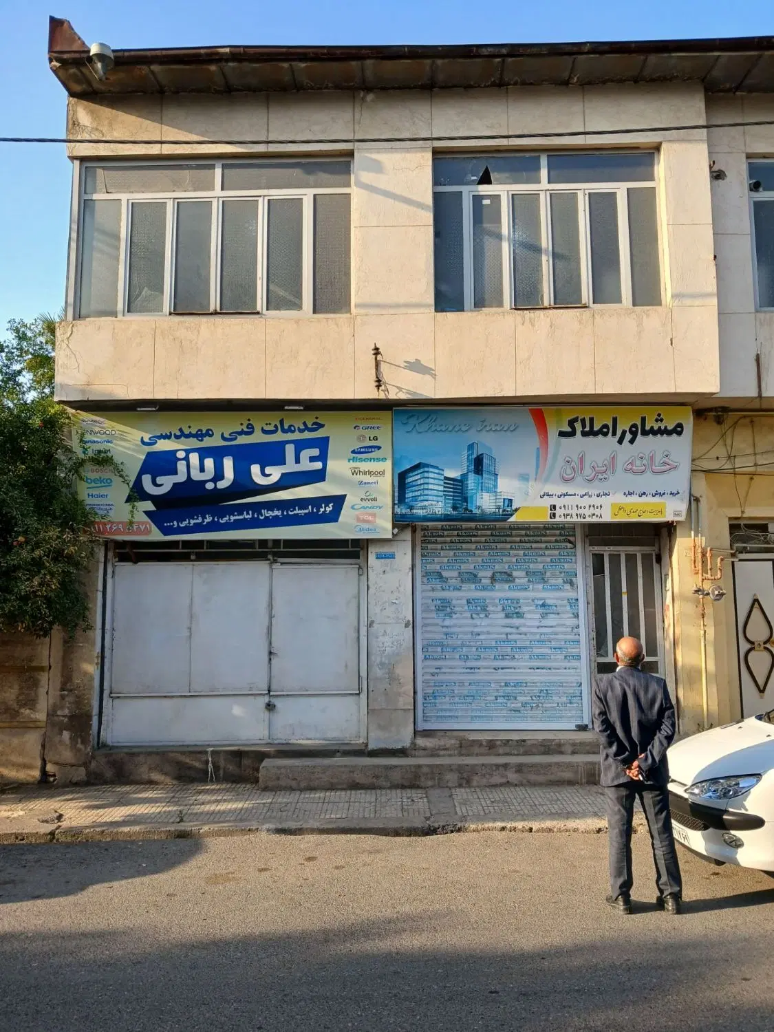 فروش دو درب مغازه تجاری