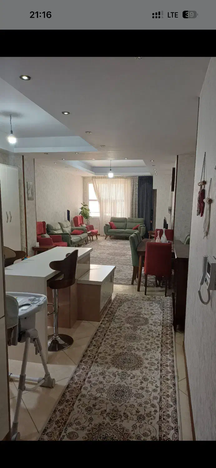 اجاره اپارتمان _ ۹۵ متر _ ۲ خواب_ اشتراکی