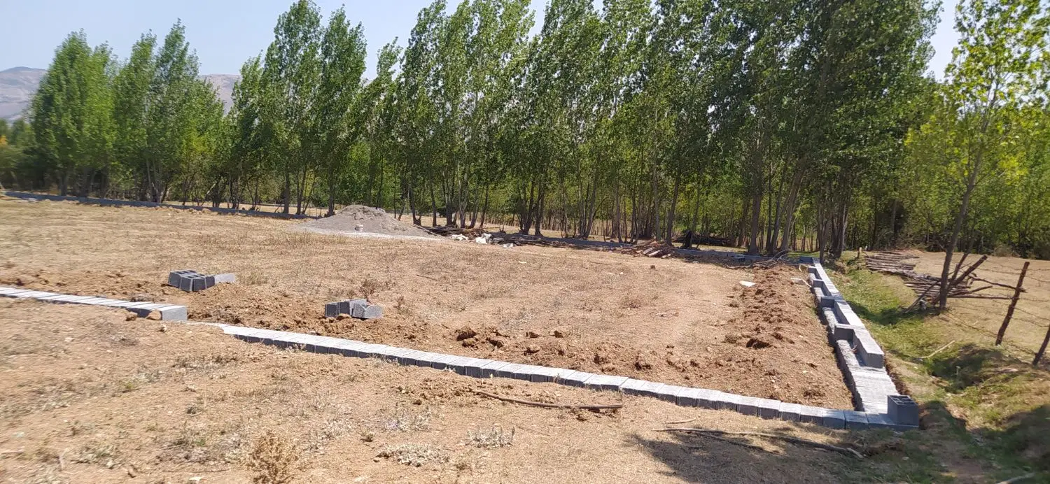زمین کشاورزی در روستایی (کینج )کجور