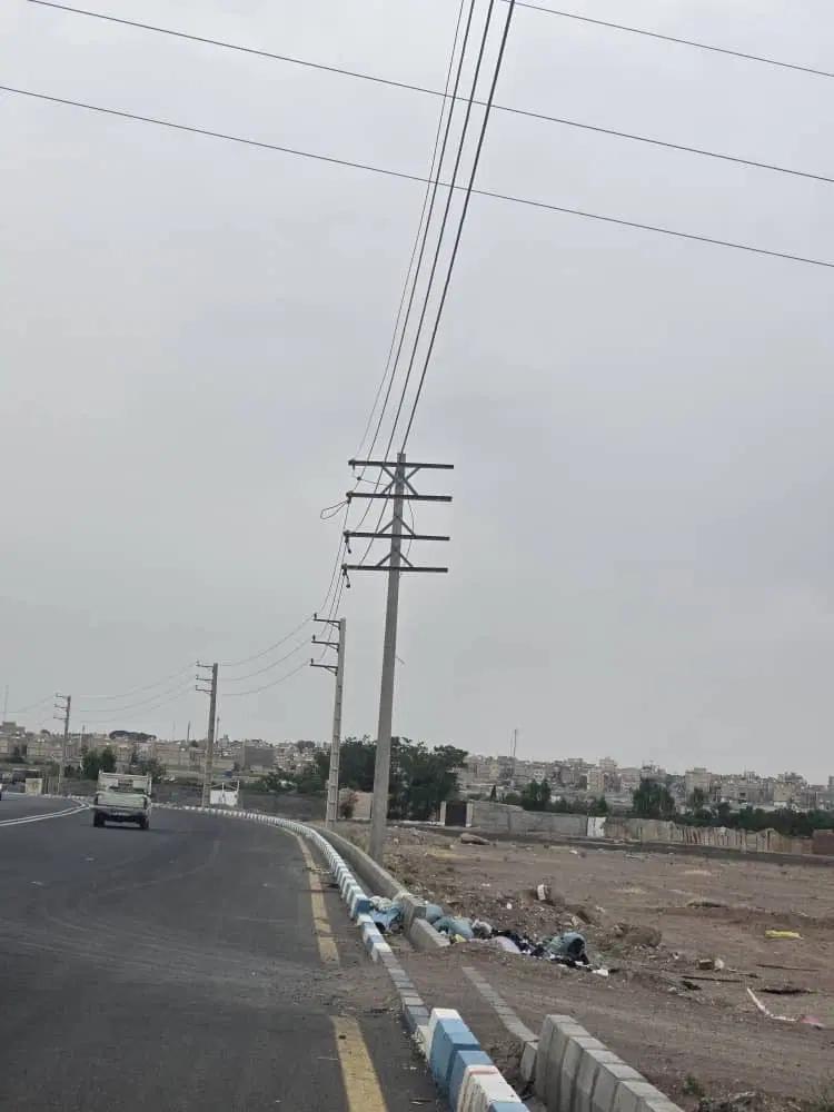 ۲۵۷۳ متر زمین باغ و باغچه بر خیابان۲۵ متری