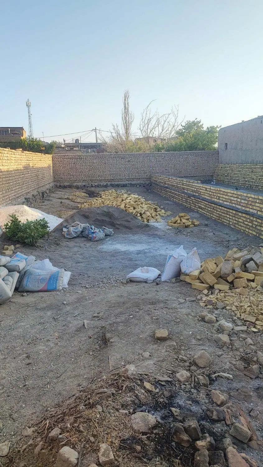 زمین باغی ویلای یک اتاق وکلی آهن و آجر