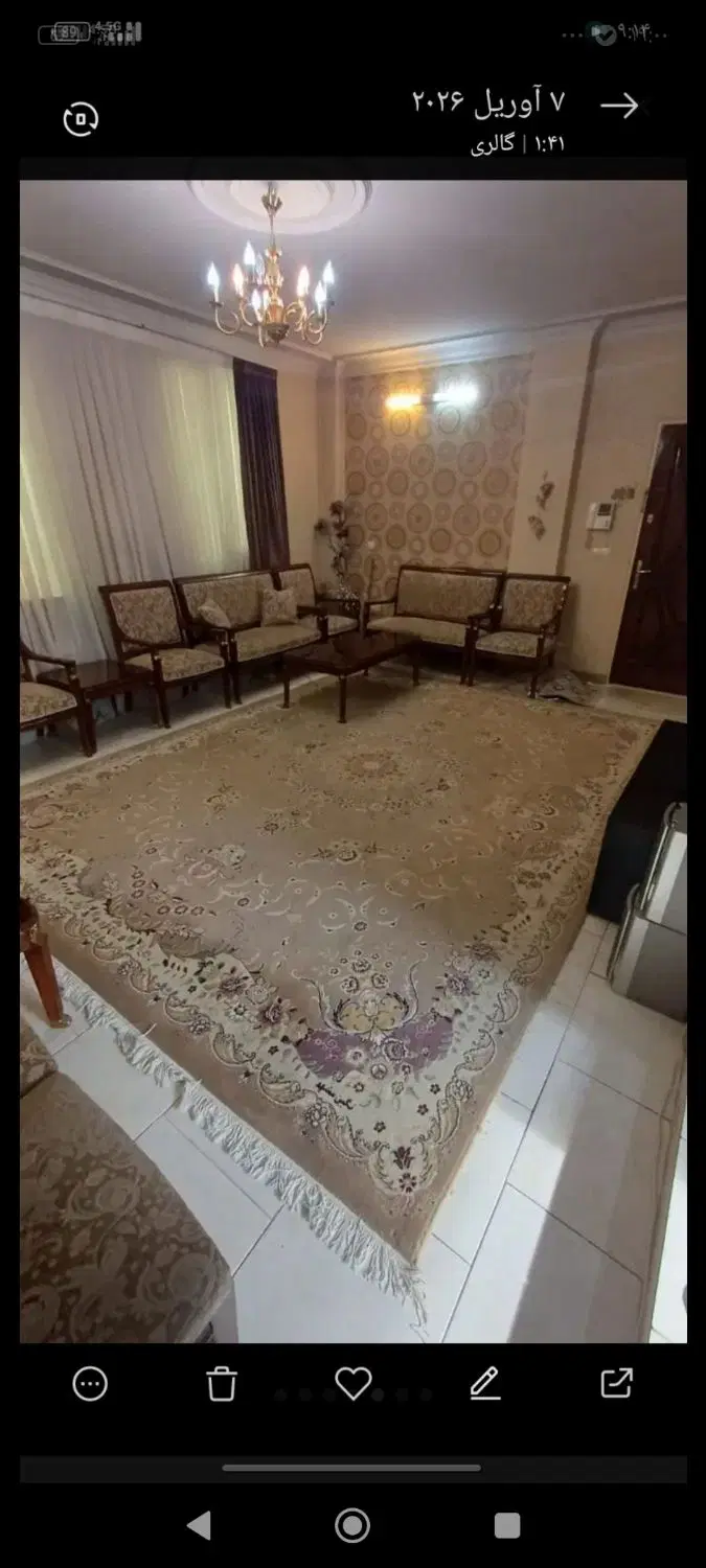 ۶۵متر آپارتمان در طبقه پنجم خیابان زمزم خ طاهری