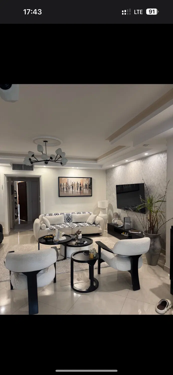 اجاره اپارتمان ۱۰۰ متر ۲خواب سعادت اباد