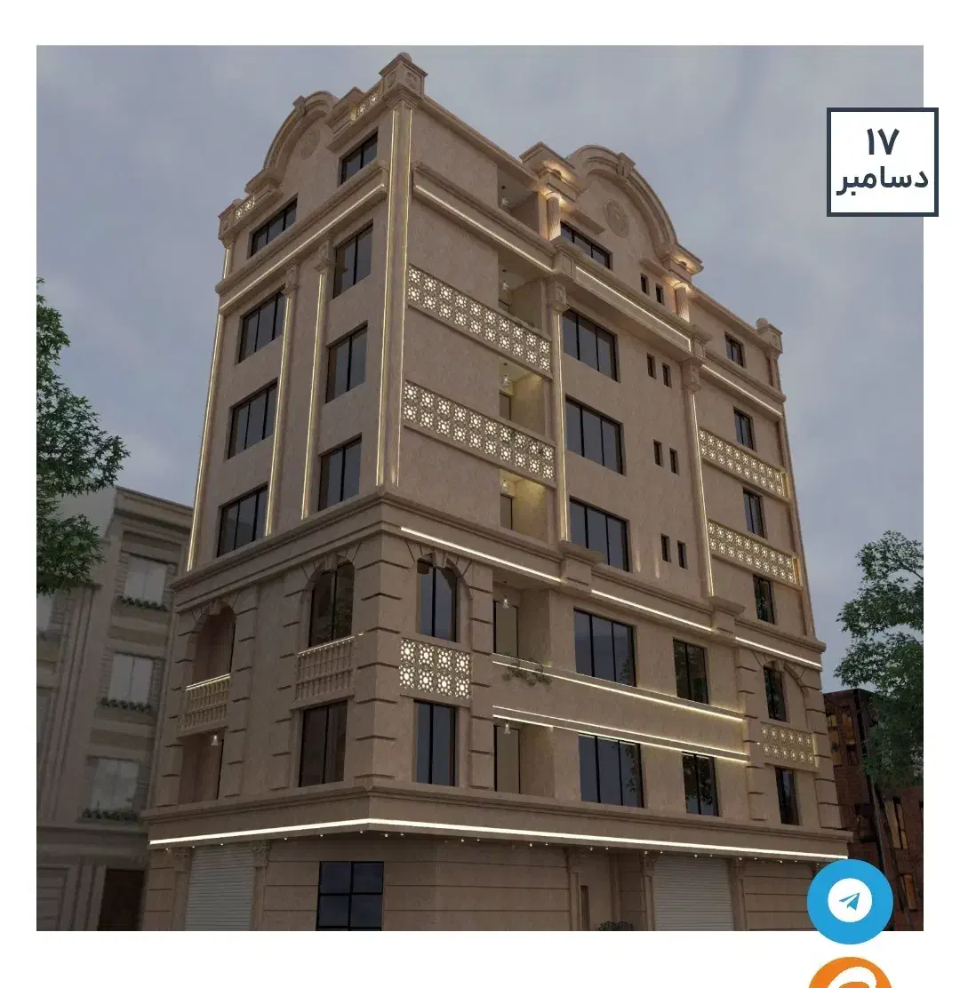 فروش آپارتمان ۱۴۳ متری ولیعصر رودکی