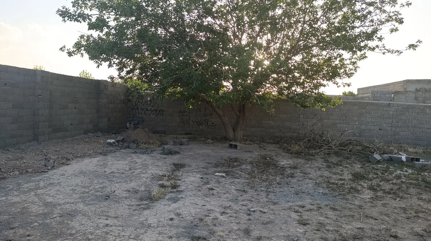 ۵۰۰ متر باغچه چهاردیواری چهارباغ عرب اباد،رامجین
