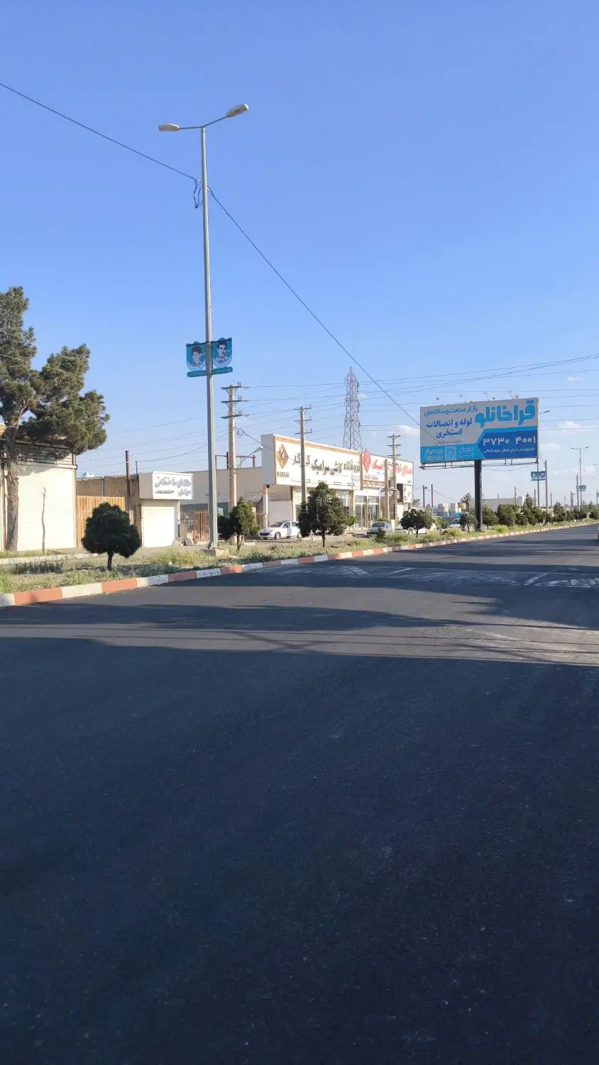زمین موقعیت تجاری بر بلوار اصلی 180 متر