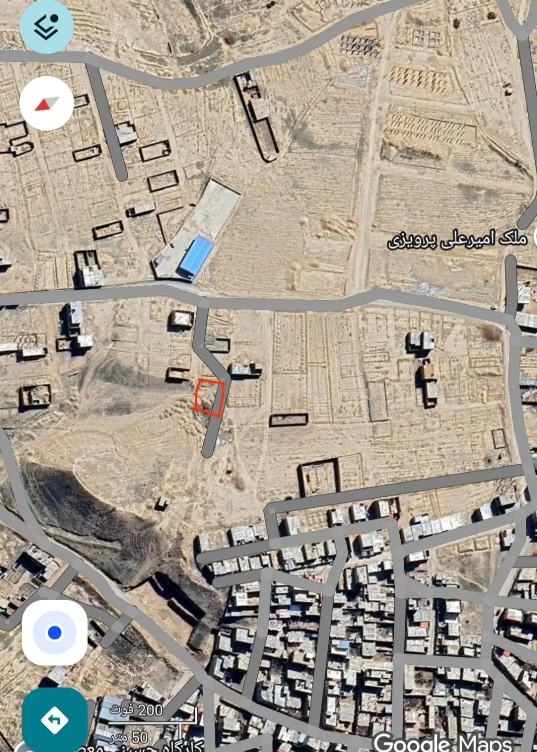 زمین در تپه صندل آباد به مساحت 430 متر