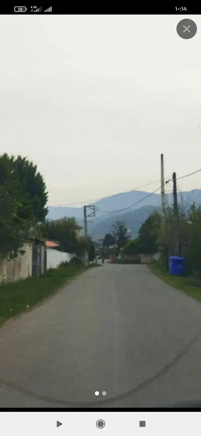 زمین ۵۶۵ متری در مازوبن علیا با سند تک برگ