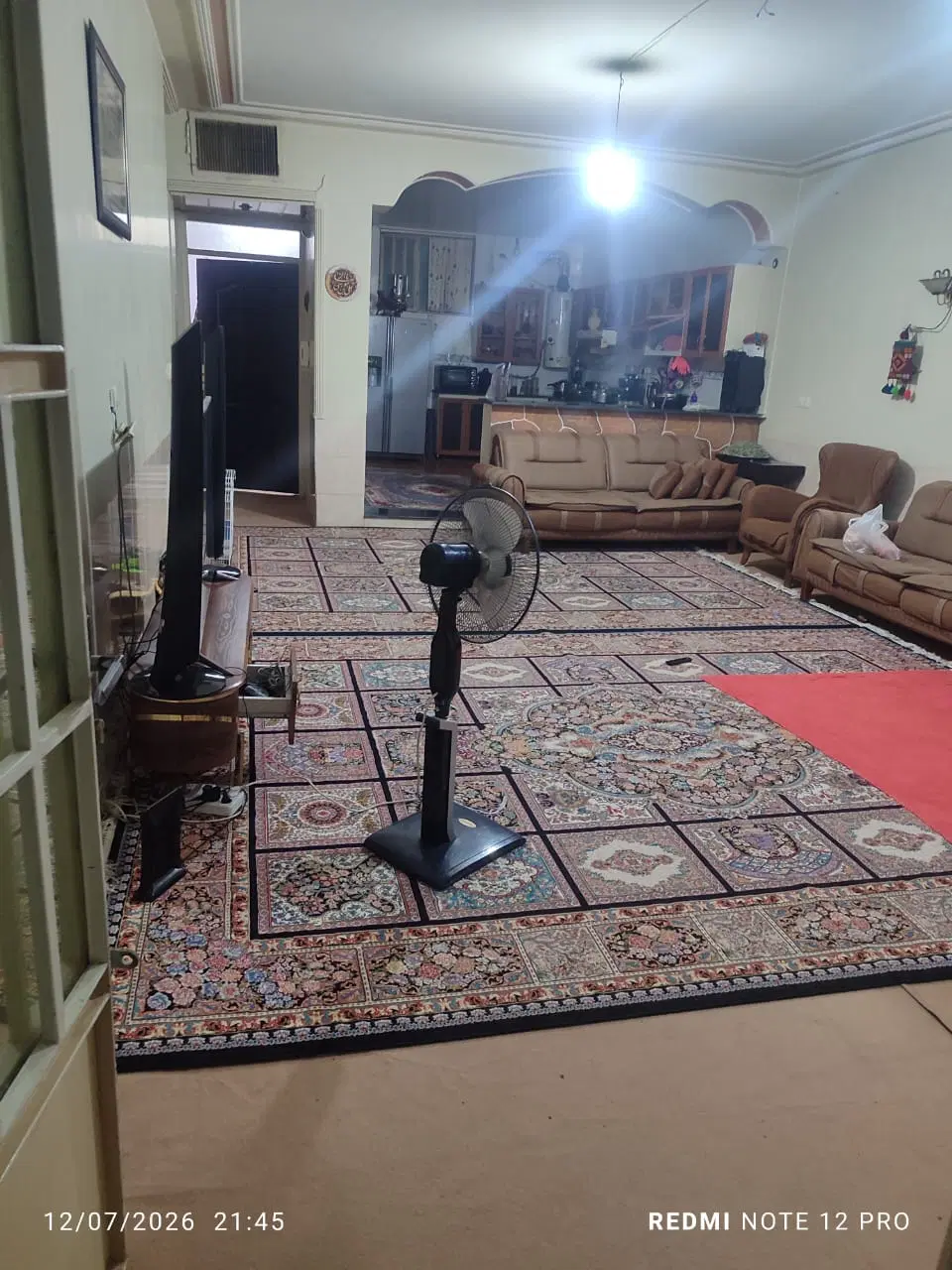 رهن کامل منزل طبقه پایین ورودی مشترک دو خواب
