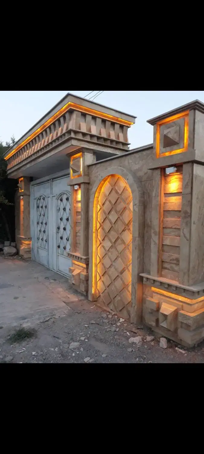 اجاره شبانه ویلا حیاط دربست نما سنگی