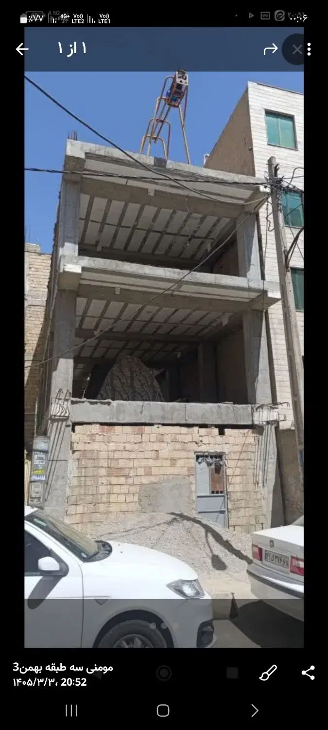 اپارتمان ۳ طبقه ی کامل ۹۵متر