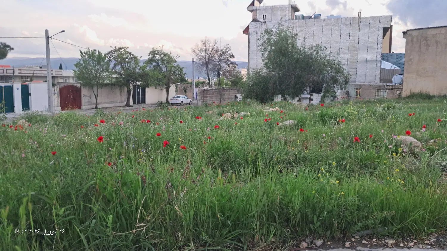 زمین ۲۲۰ متر