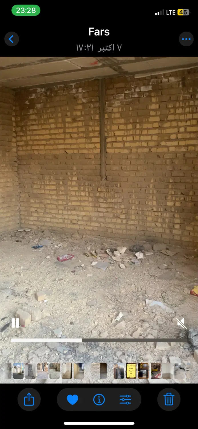 فروش اسکلت ۱۱۰ متری یک طبقه دوخواب ماشین رو