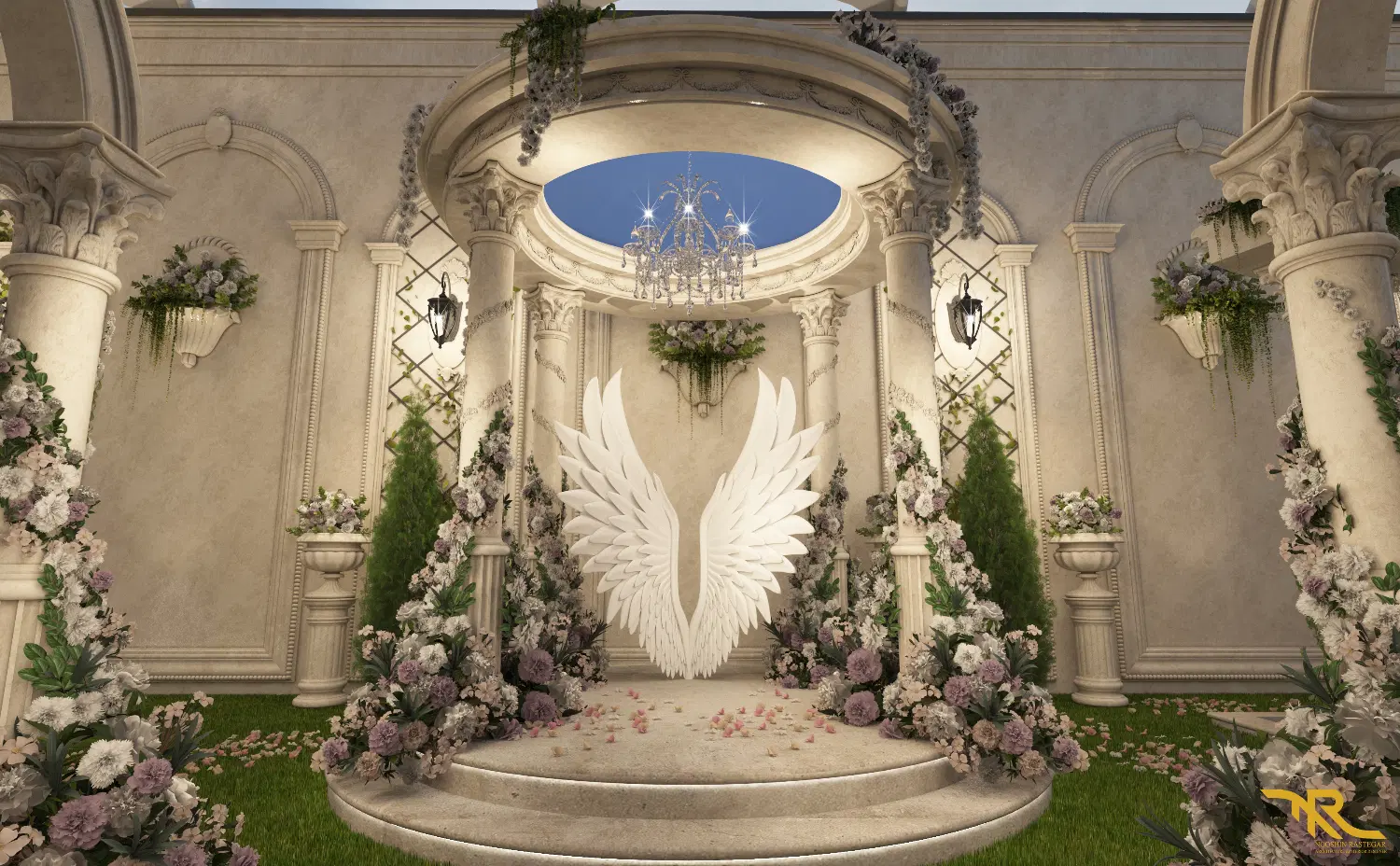 عمارت  ویژه سالن عقد. سالن آرایش . رستوران VIP