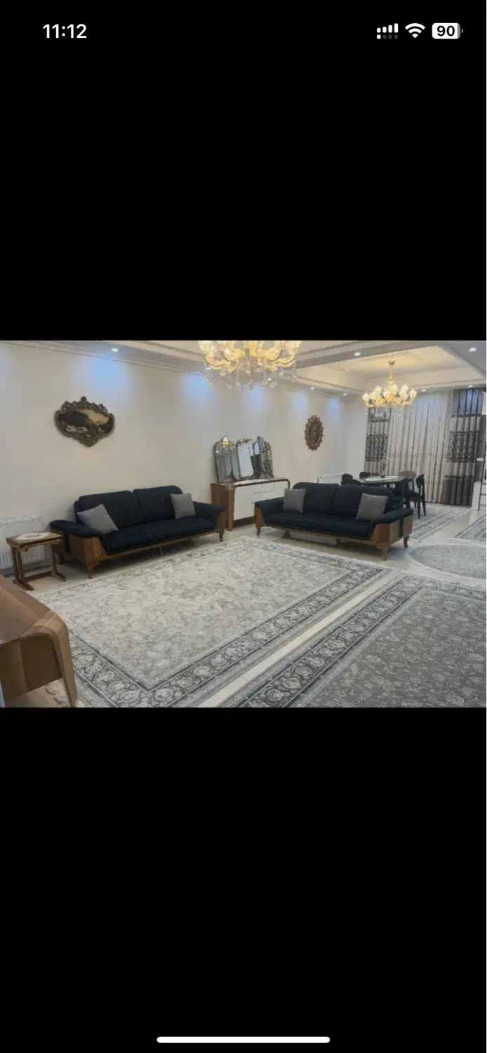۱۳۶متر__سالن پرده خور__سه خواب