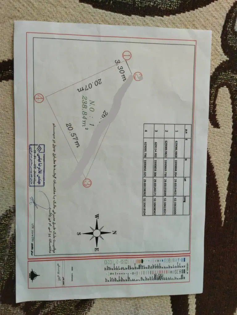 سلام  زمین مسکونی 1350000000