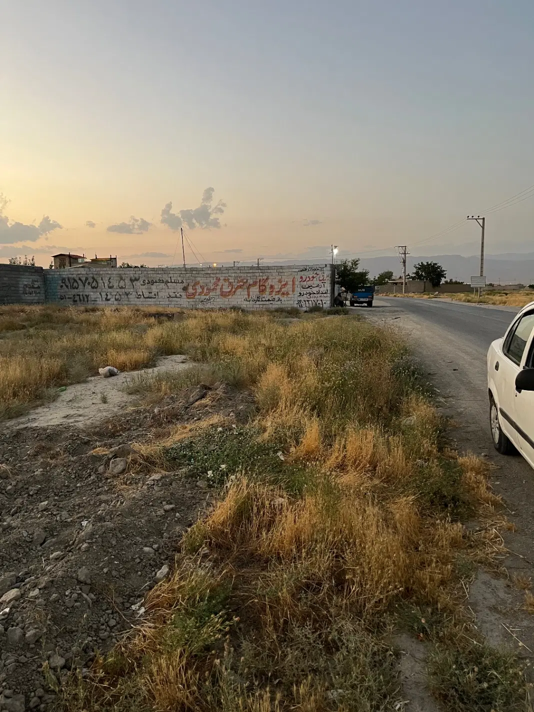 ۱۳۲متر حاشیه جاده جوکال