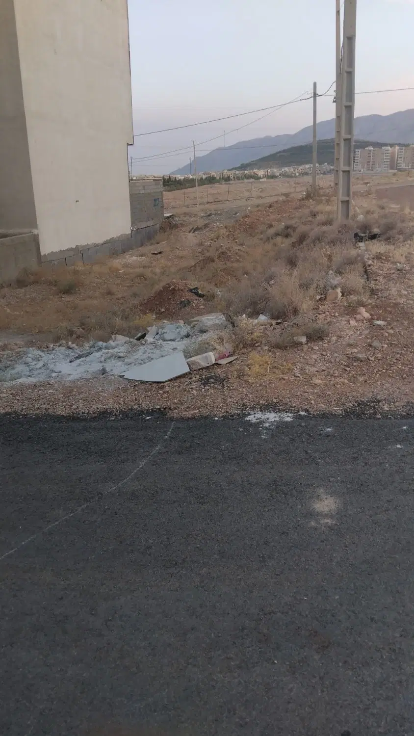 زمین دو نبش پیام نور شهرک گلستان