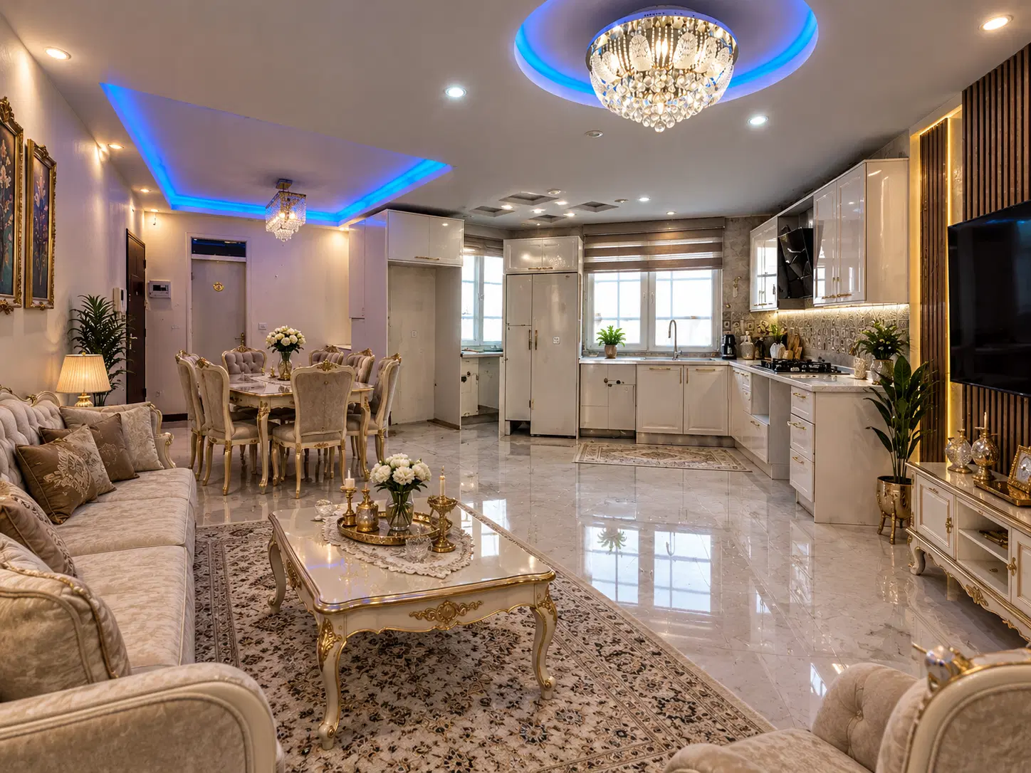 ۷۵ متر_۲ خواب_اوکازیون شیک_تاپ لوکیشن رو به آفتاب
