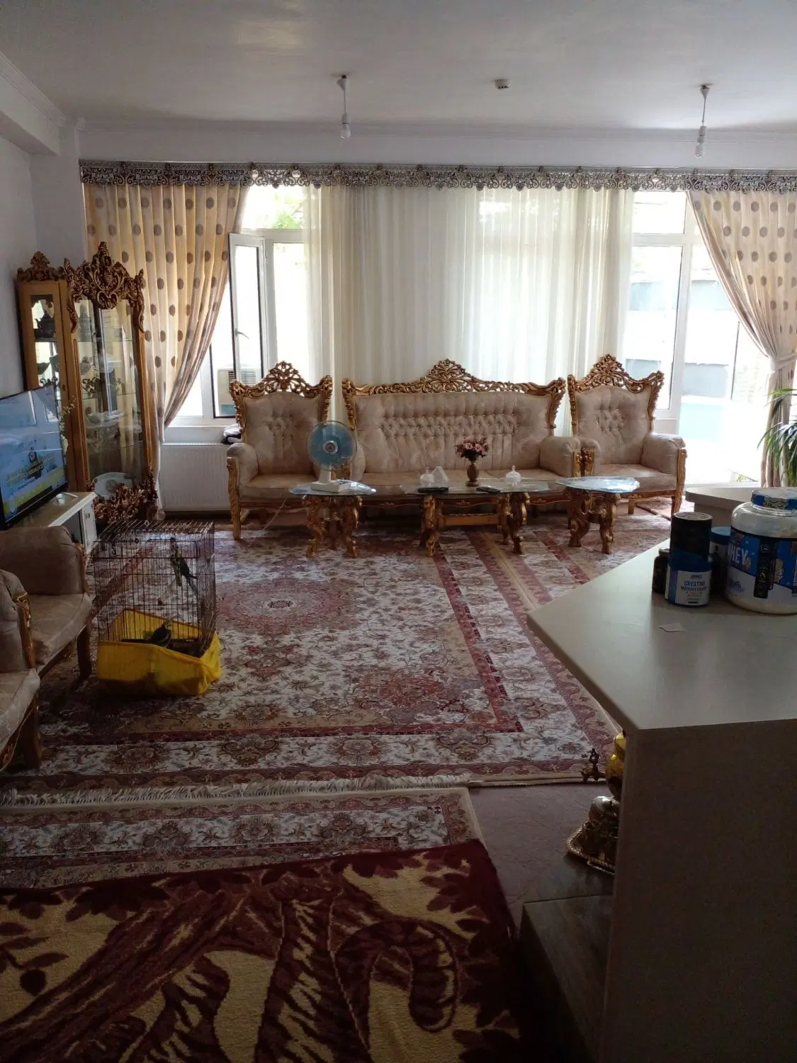 حیاط لوکس دوطبقه در قره آغاج