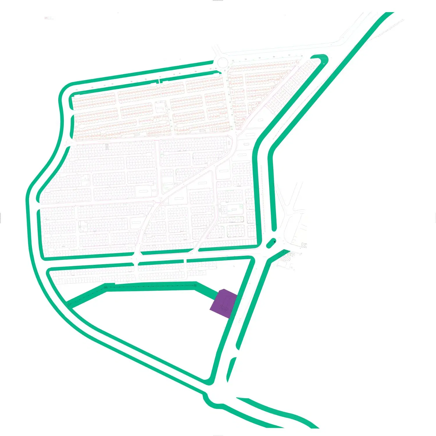 زمین وحدت دو نبش ۳۵هکتار