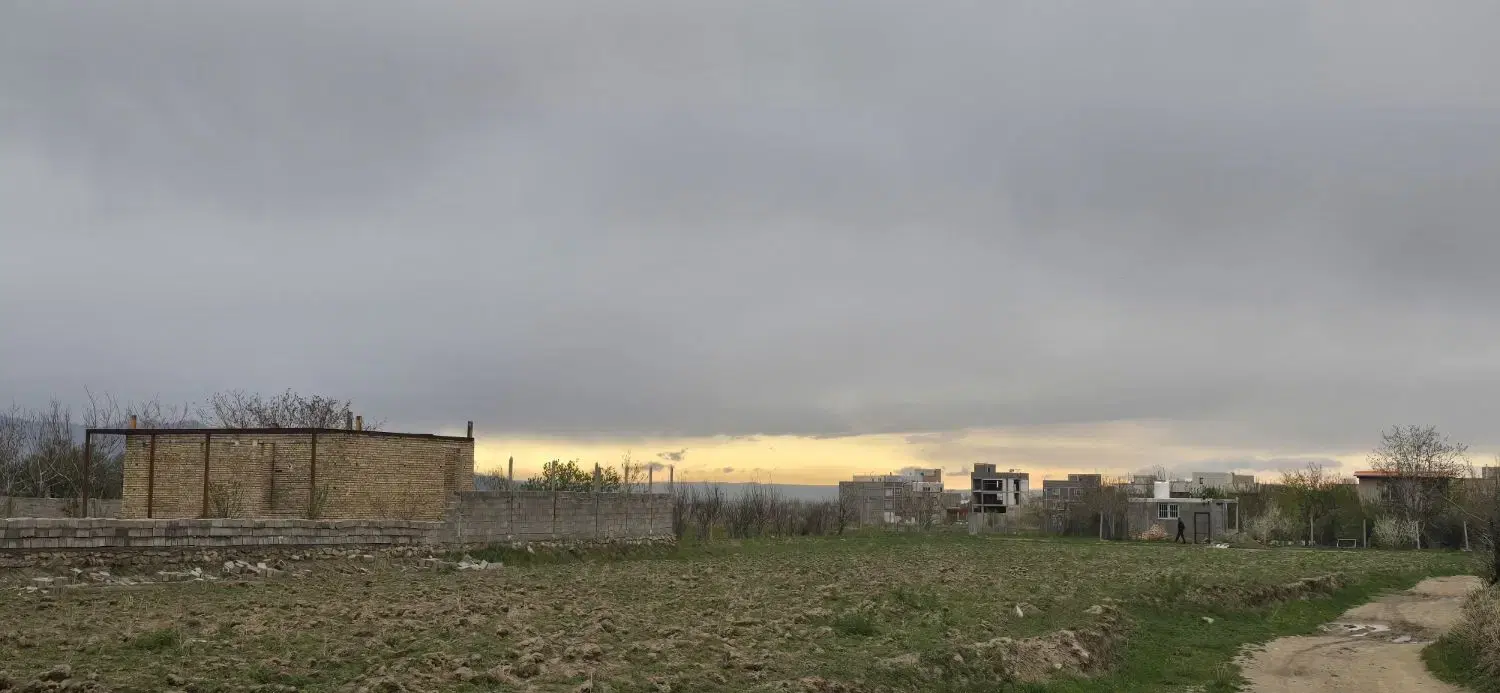 زمین باغ چسبیده به مسکونی