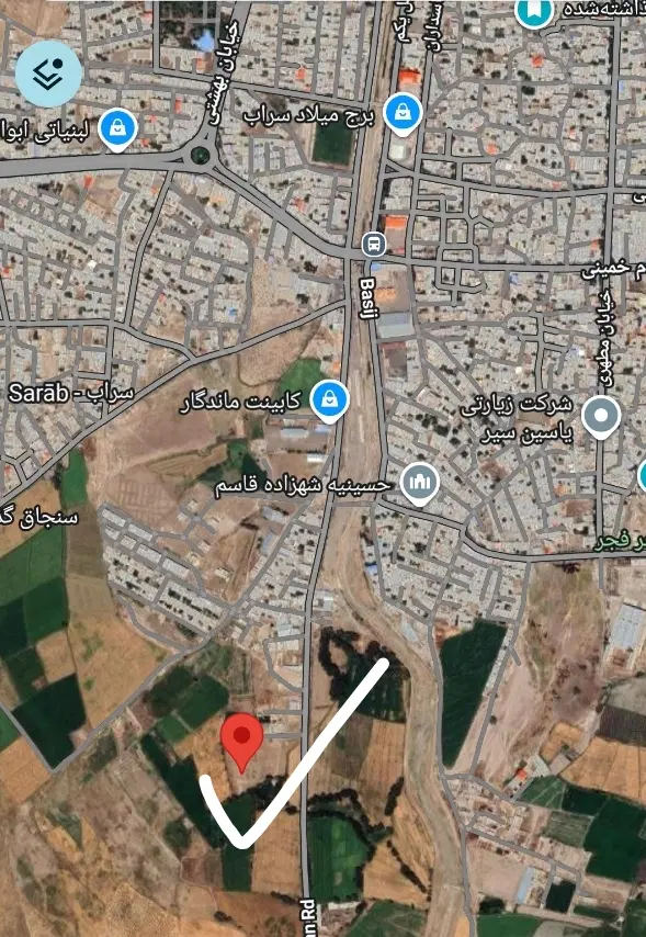 زمین مسکونی دو نبش