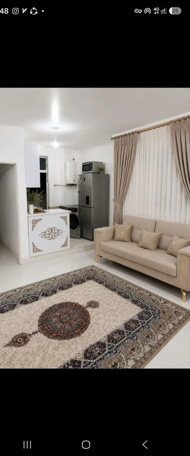 آپارتمان ۷۵متری ۲خوابه خوش نقشه و پرنور