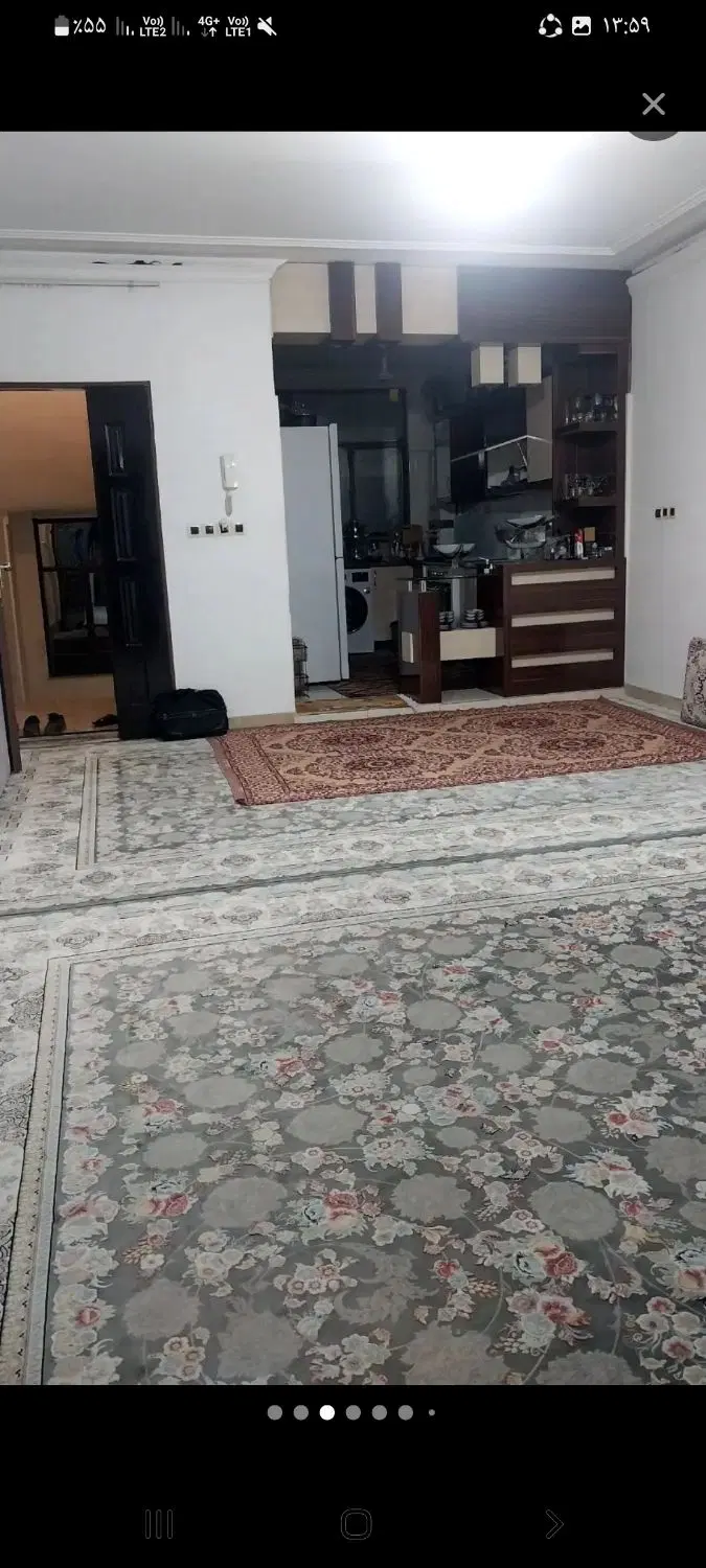 اپارتمان۷۵ متری کل زمین ۱۰۰ متر با پارکینگ