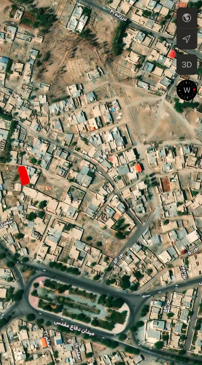 زمین فروشی بلوار سعدی ۵۰۰ متر