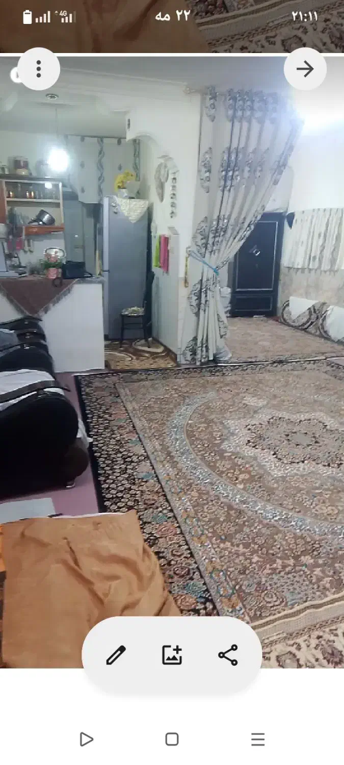 باسلام منزل فوق طبقه همکف 75متری