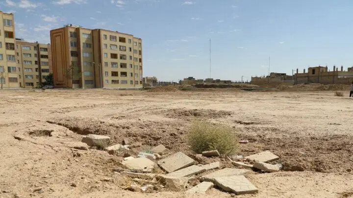 زمین فولاد شهر کرمان
