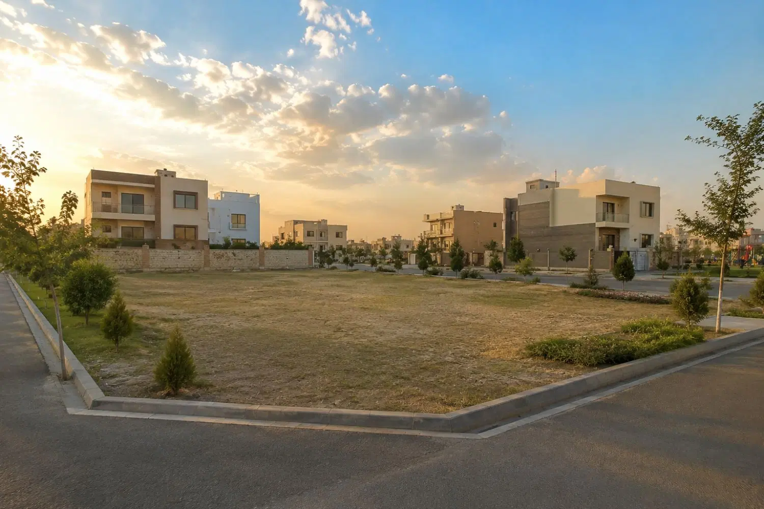 فروش زمین خیابان ۱۶ متری شهرک امام رضا فاز دو