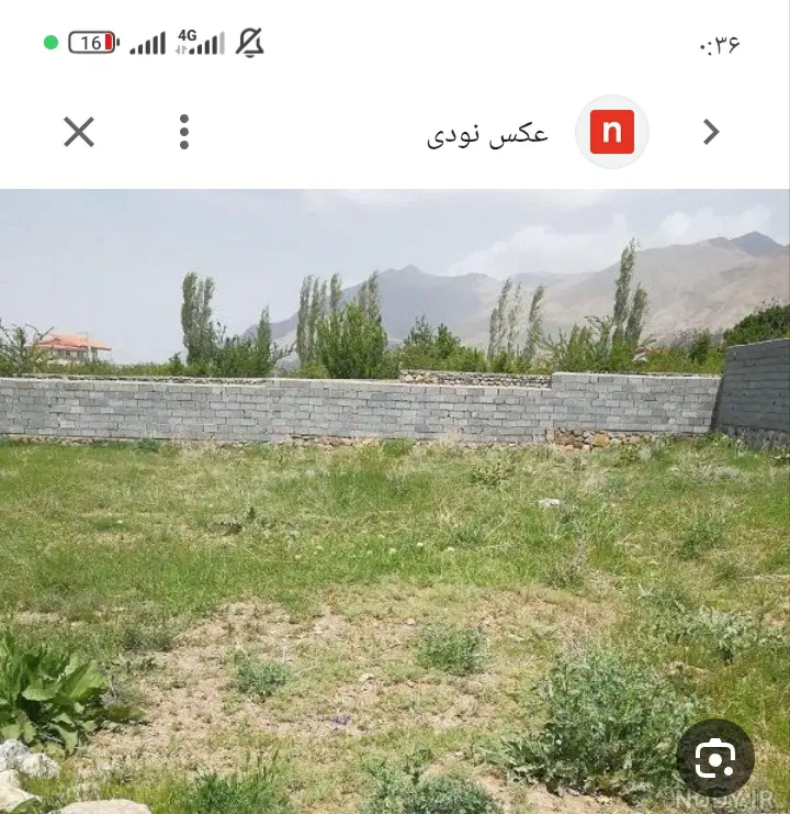 زمین خسرواباد پشت دانشگاه
