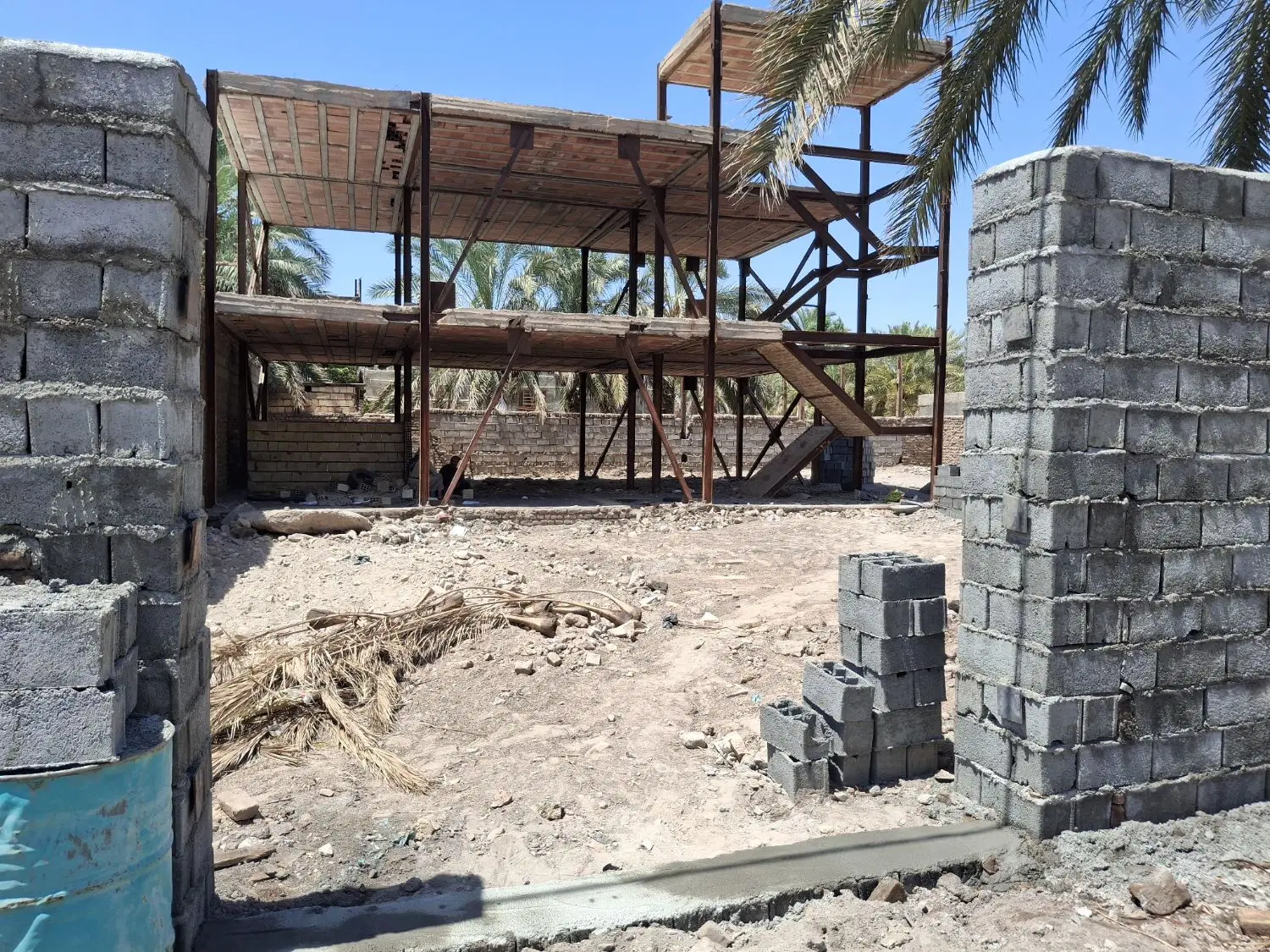فروش اسکلت دو طبقه