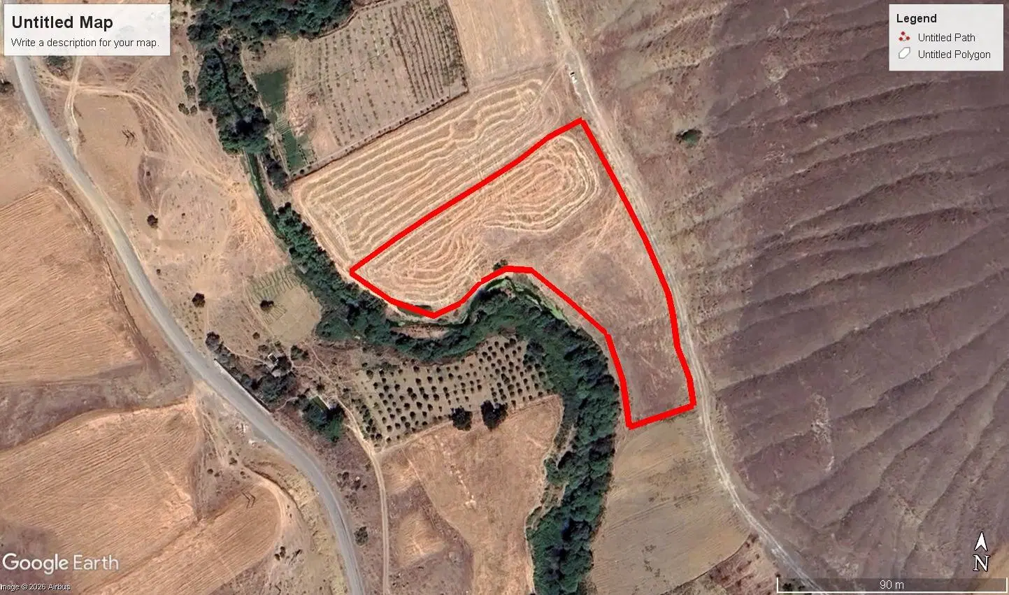 زمین کشاورزی روستای گندمان