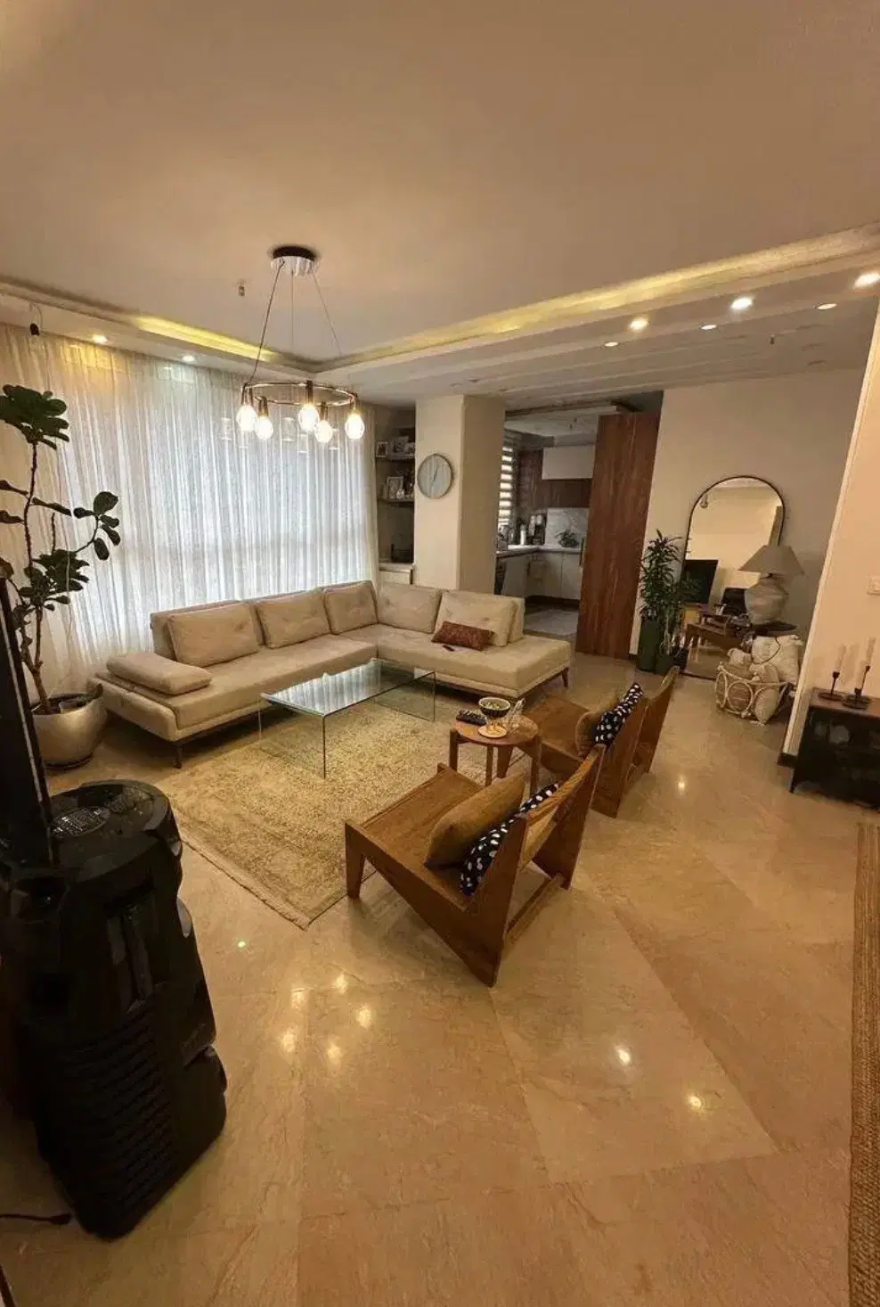 فروش آپارتمان ۶۲ متری یک خوابه باغ فیض