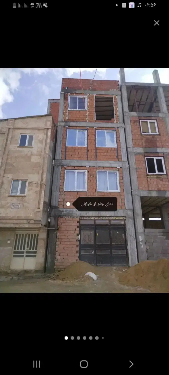 واحد آپارتمانی نیمه ساز ۱۰۰ متری .