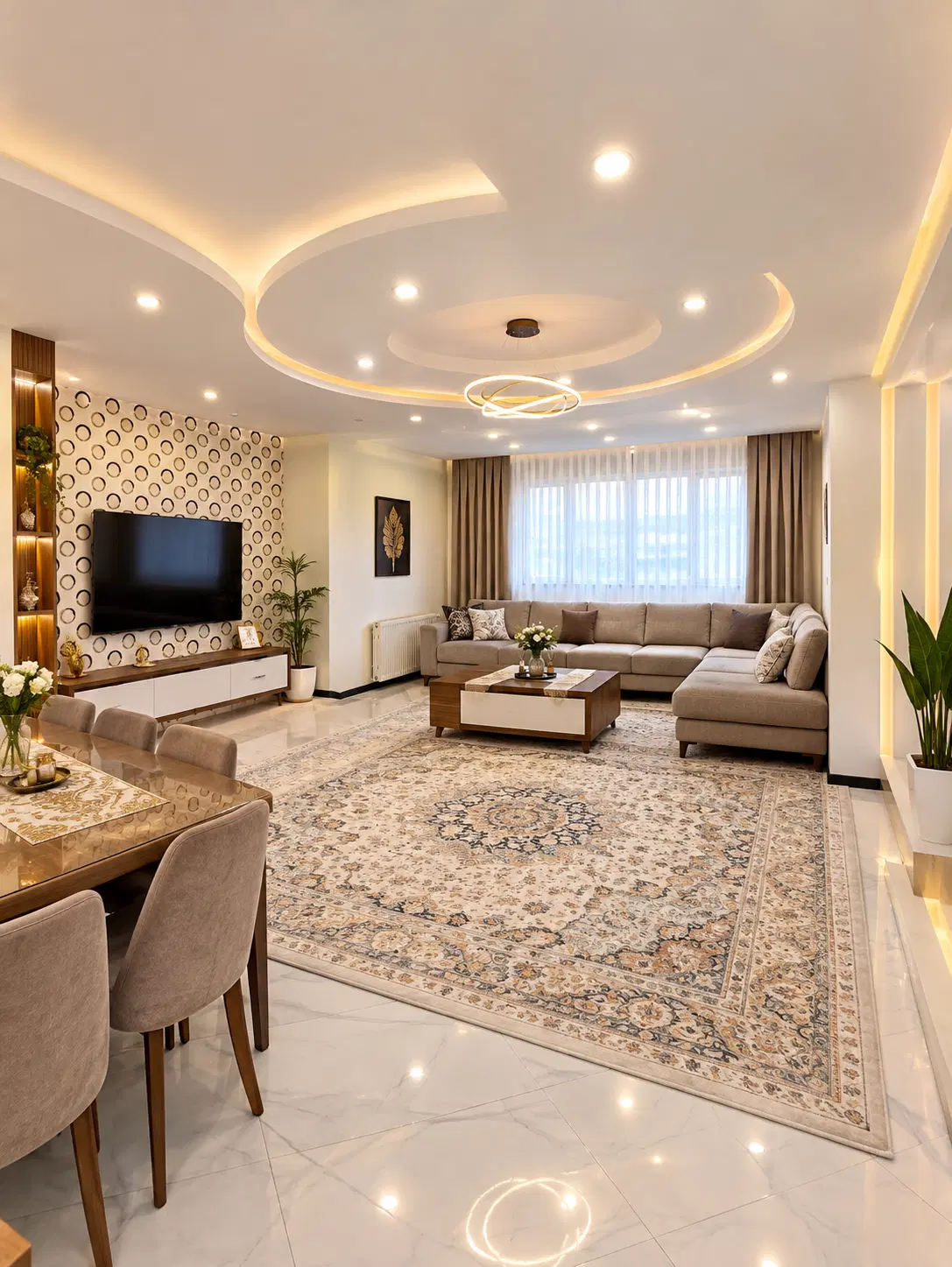 ۷۰متر_دوخواب_روبه آفتاب_سندتک برگ_تاپ لوکیشن