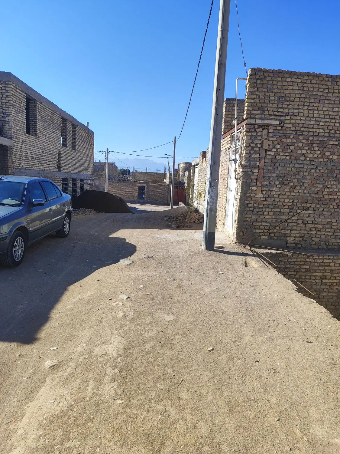 خانه نیمه ساز یزد شیدآباد. فروش و معاوضه با مهریز